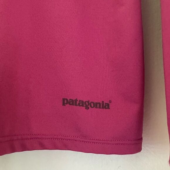 Patagonia Common Thread Pink Long Sleeve Pullover Stretch Top Size Large - Picture 4 of 5